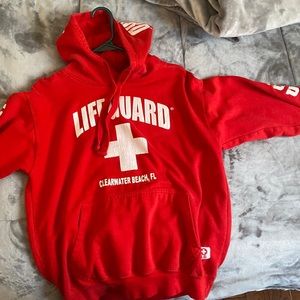 Lifeguard hoodie from clearwater Florida.